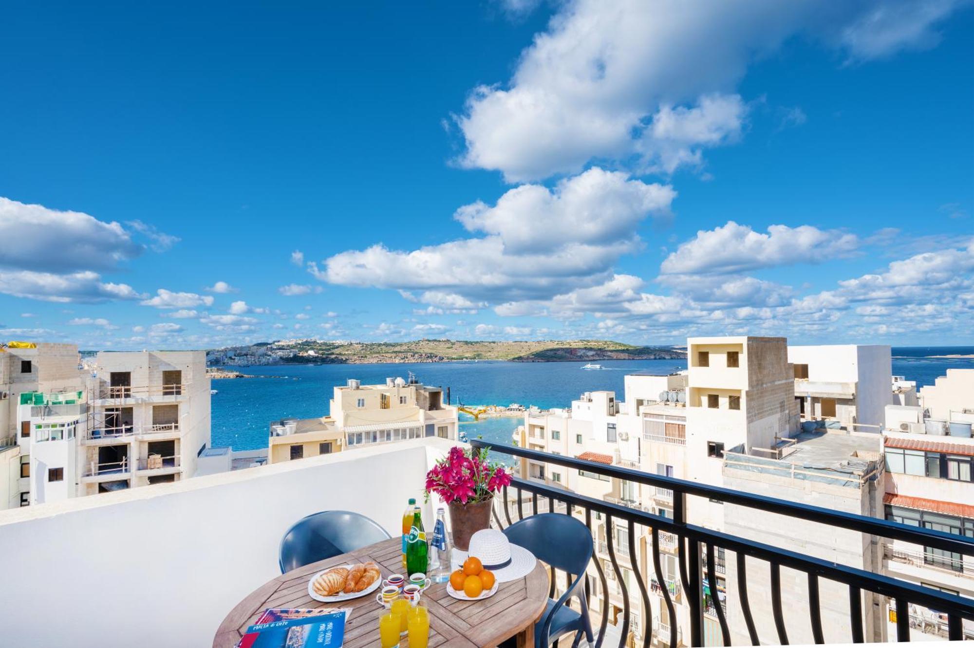 Seashells 2 Bedroom Apartment With Sunny Terrace With Stunning Sea Views - By Getawaysmalta St. Paul's Bay Luaran gambar